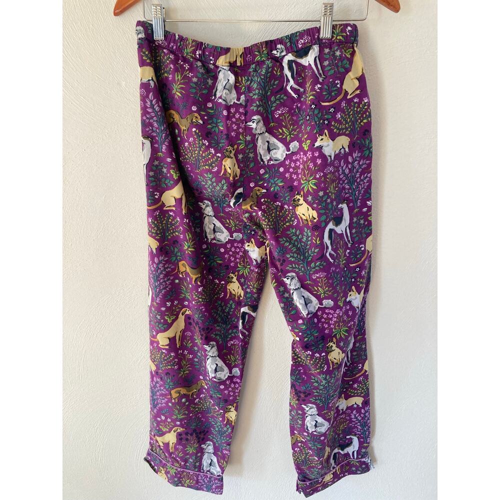 Printfresh Amethyst Purple Must Love Dogs Long Sleeved Cotton Pajama Set S - Picture 15 of 16